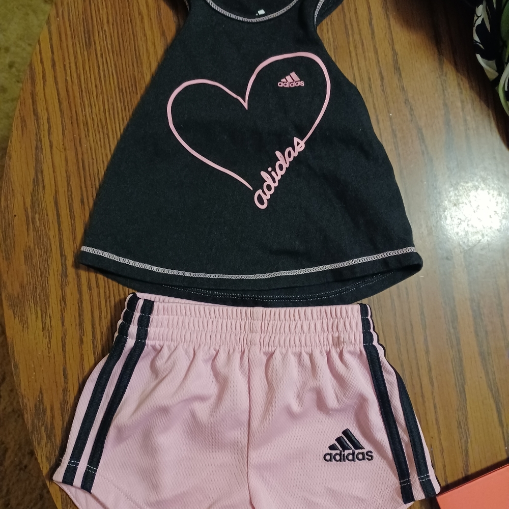 Nwot Baby Girl's Adidas Outfit 3 months
